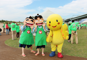 あまちゃん・しんちゃん、はばタン