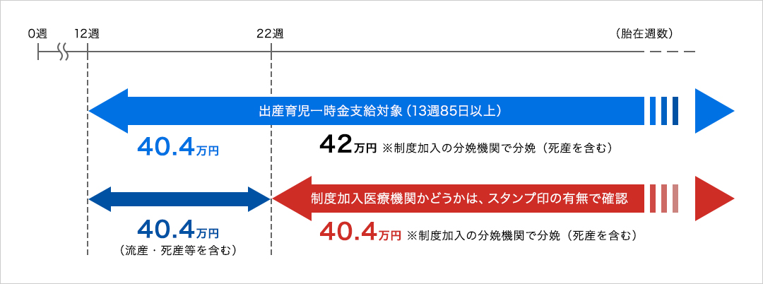 出産育児一時金支給対象